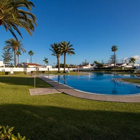 Comfortable With Garden & Solarium Semesterbostad Playa del Inglés